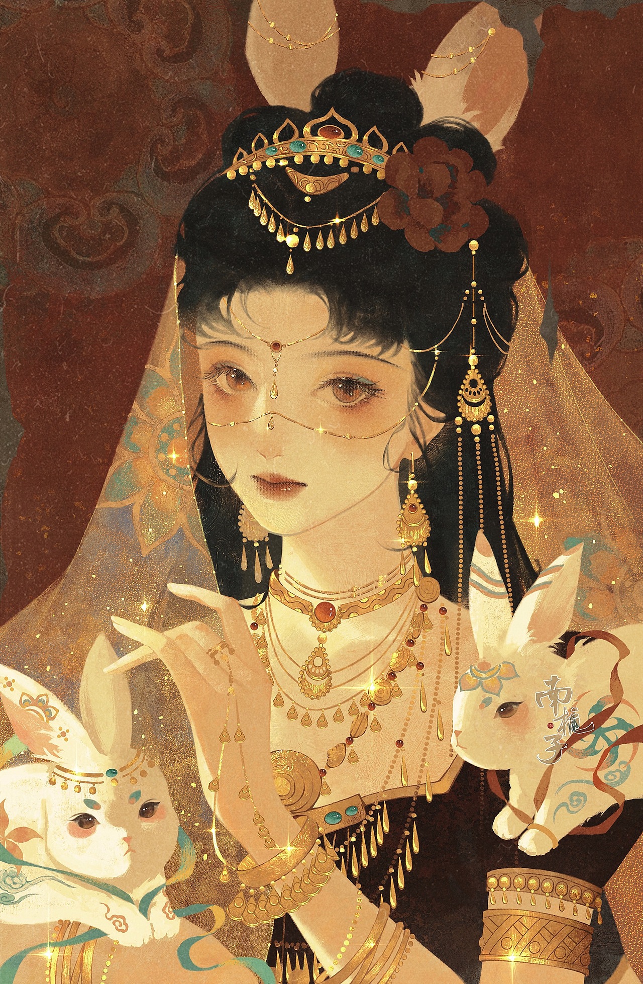 珠光宝气的兔兔公主✨（图ZMzI4MTg1MzI0） - 创作习作 - 站酷设计师是南栀子原创素材 - 站酷ZCOOL