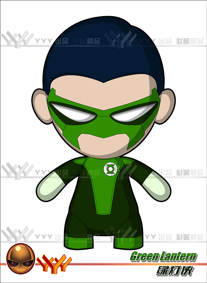 绿灯侠蓝灯侠靛灯侠紫灯侠白灯侠推 荐【哥斯拉】上色