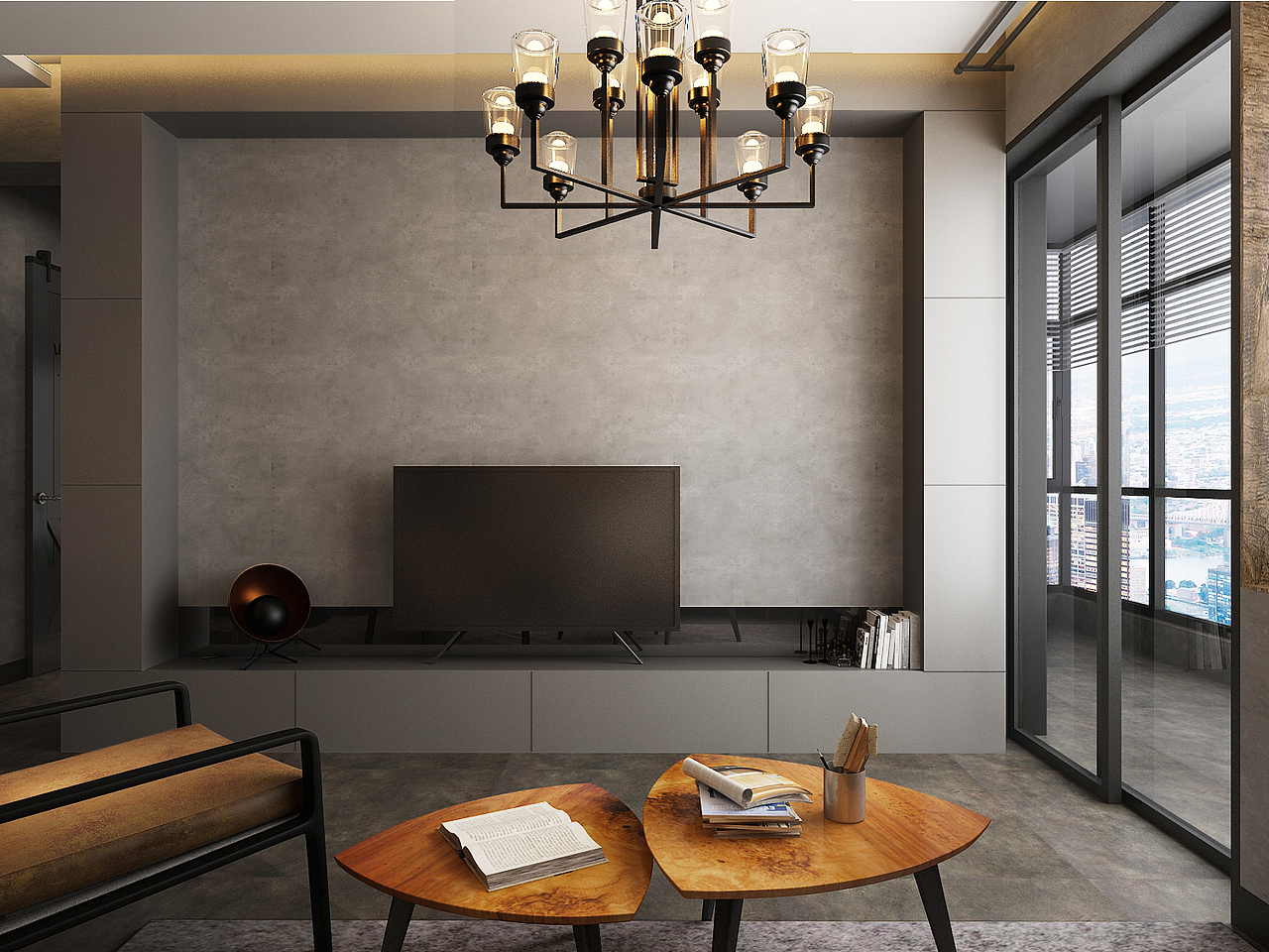 【照片级效果图写实案例】深圳南山区住宅效果图