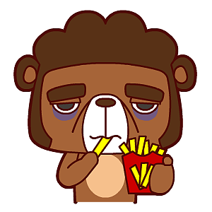 疲倦熊——翔通动漫原创表情