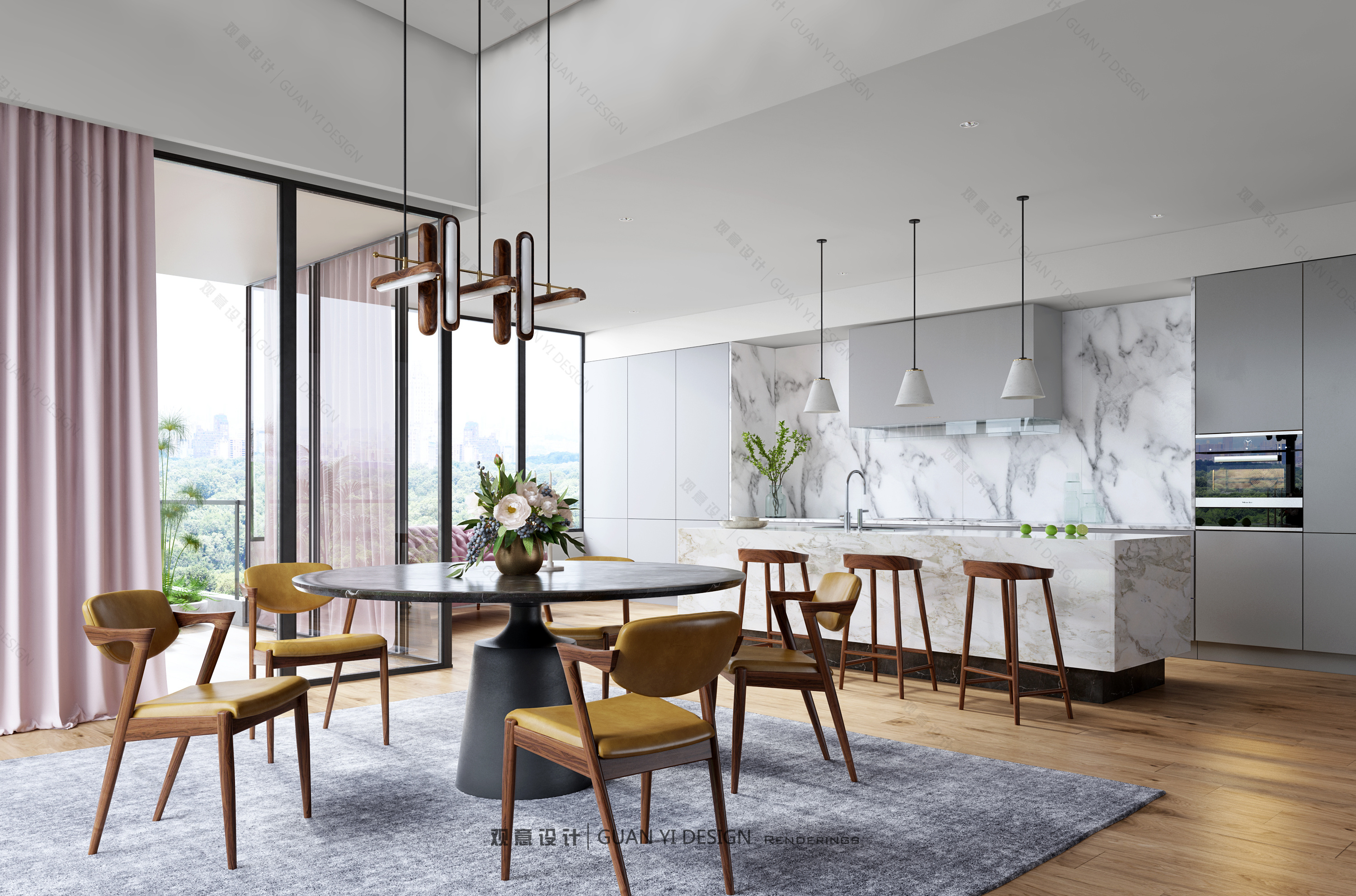 现代西厨餐厅表现