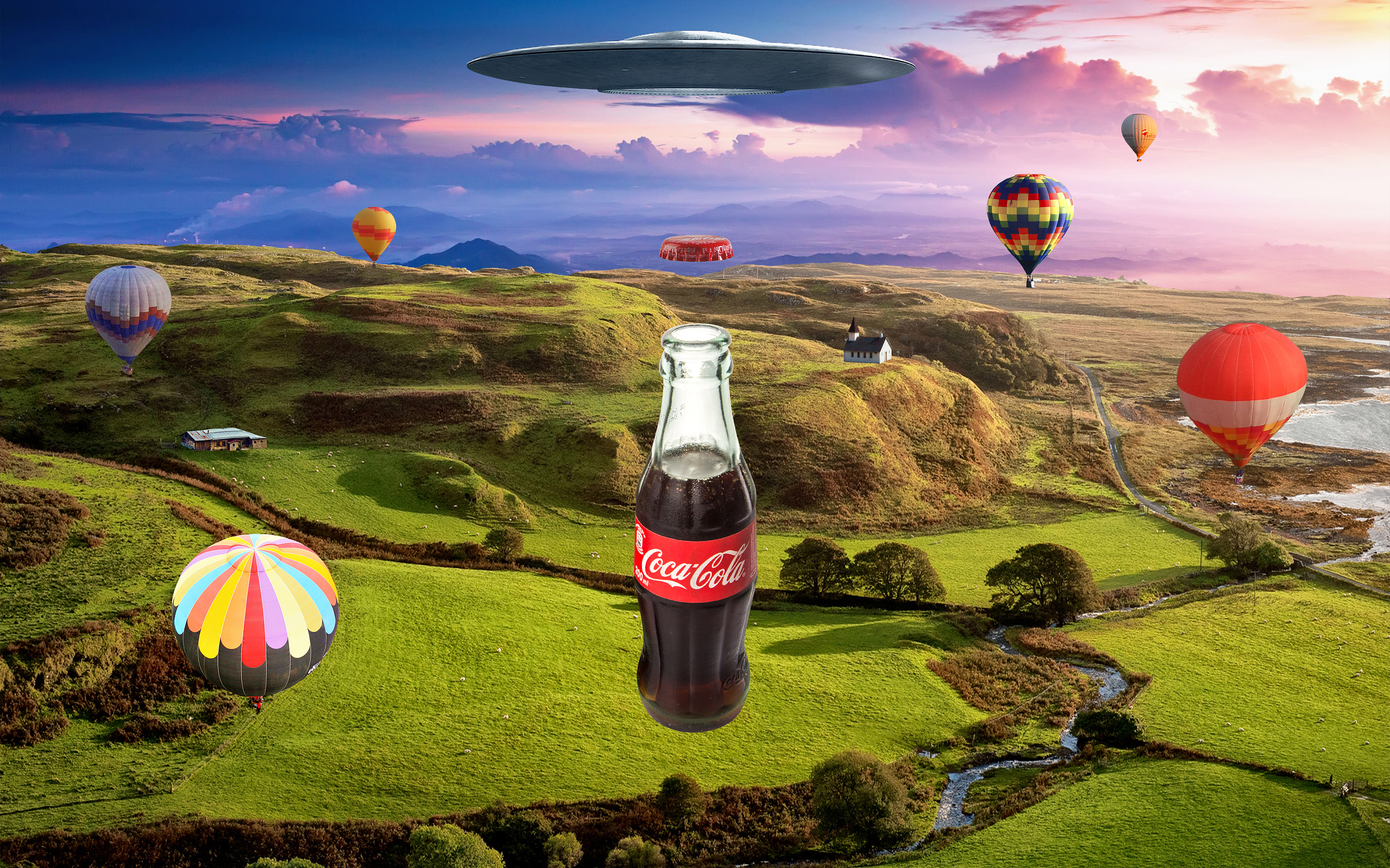 视觉练习|可口可乐平面广告