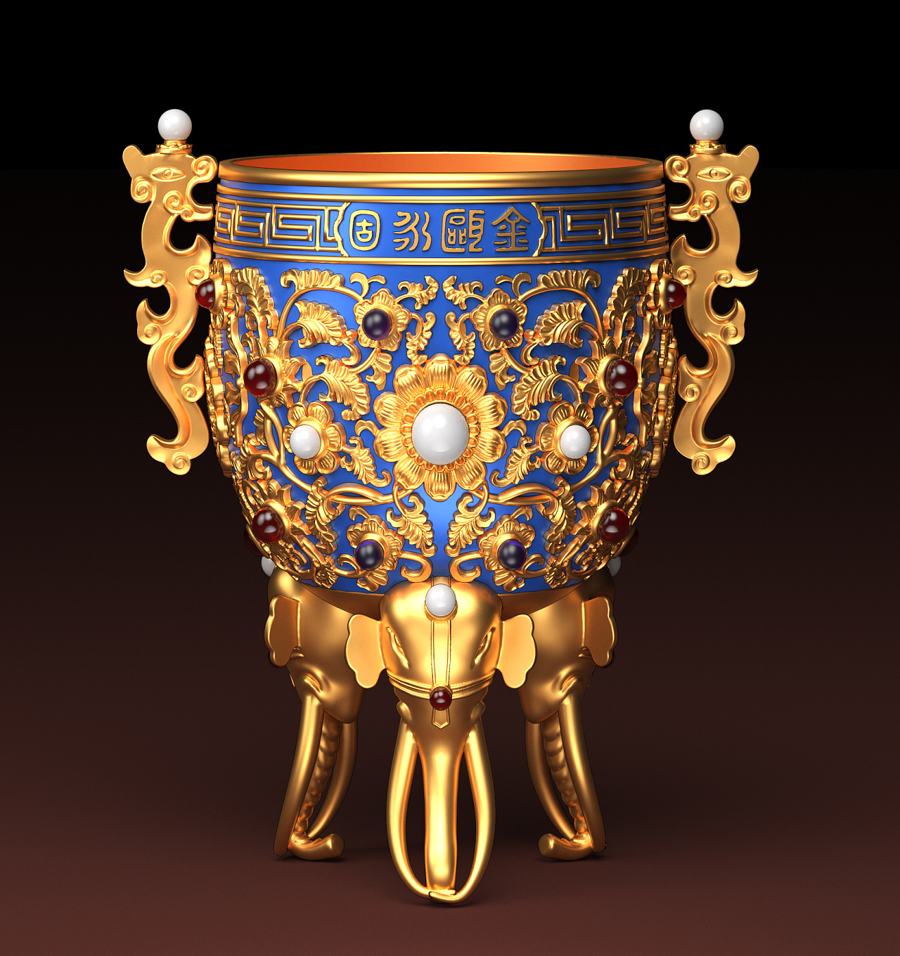 故宫藏品《金瓯永固杯》复制|工业/产品|其他工业/产品|longzfn