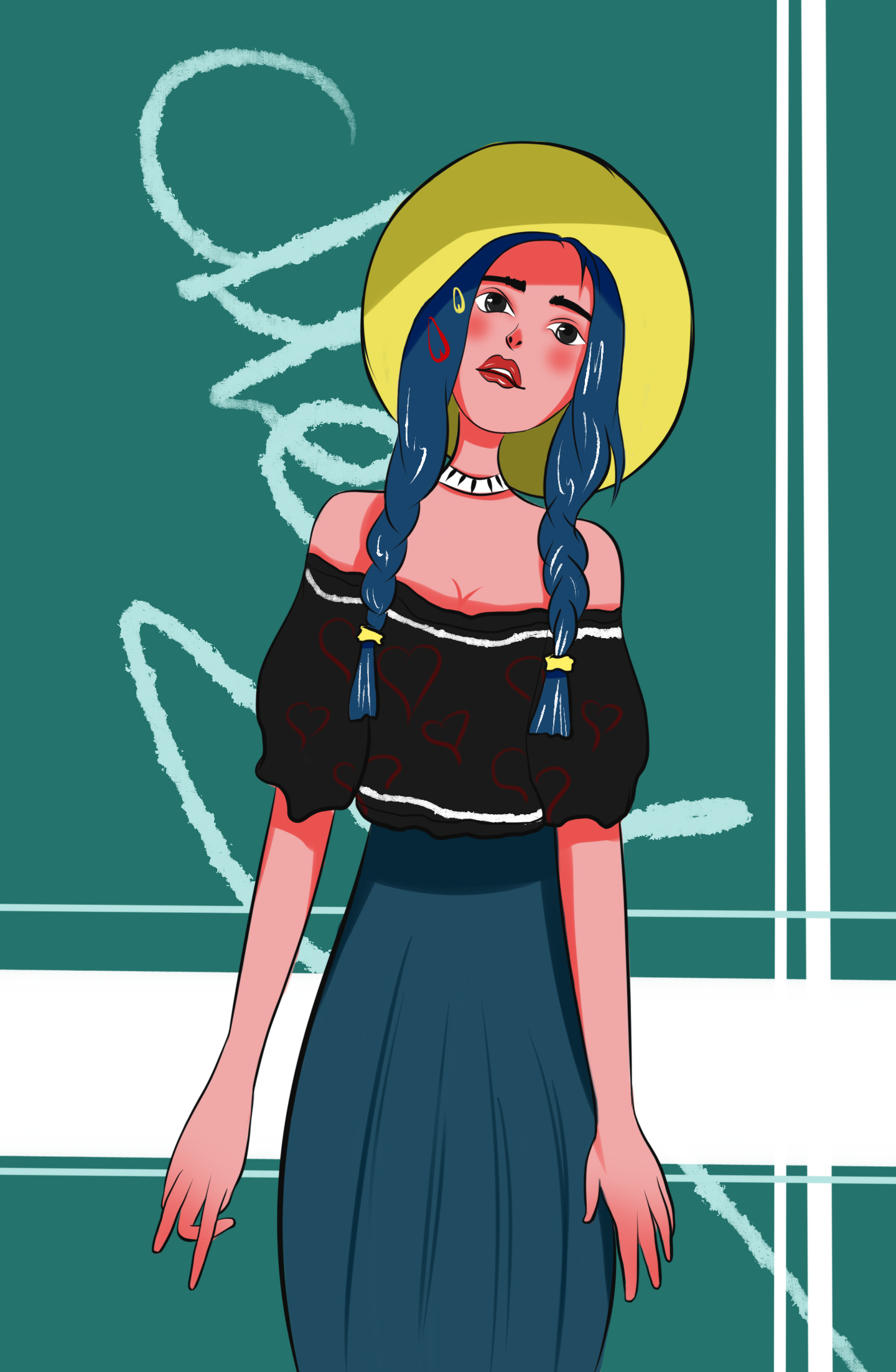 欧美风|插画|商业插画|不会画画的北北 - 原创作品 - 站酷 (zcool)