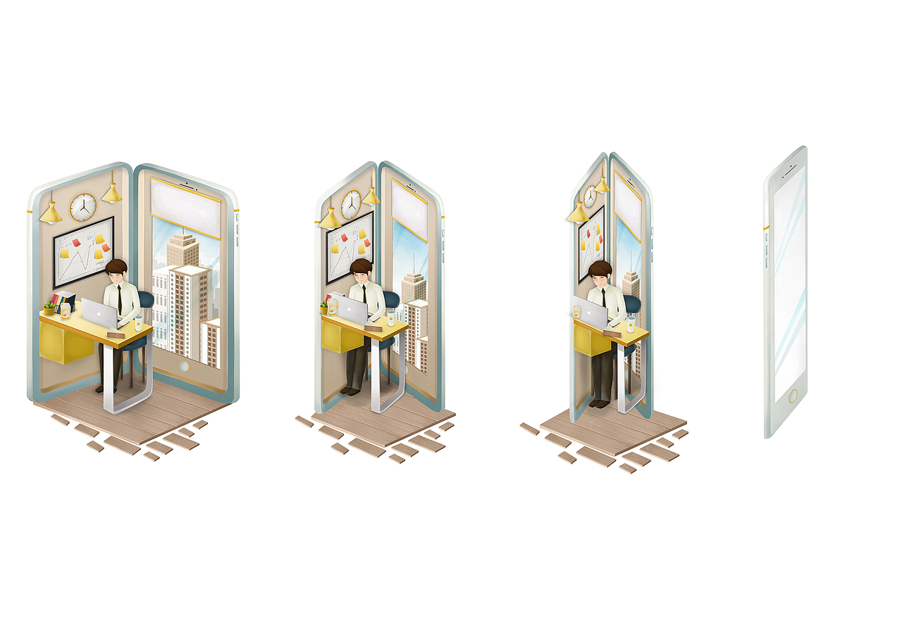 一鸣app2.0插图（图ZOTYyMDc2Njg=） - 商业插画 - 站酷设计师风太大你说什么原创素材 - 站酷ZCOOL