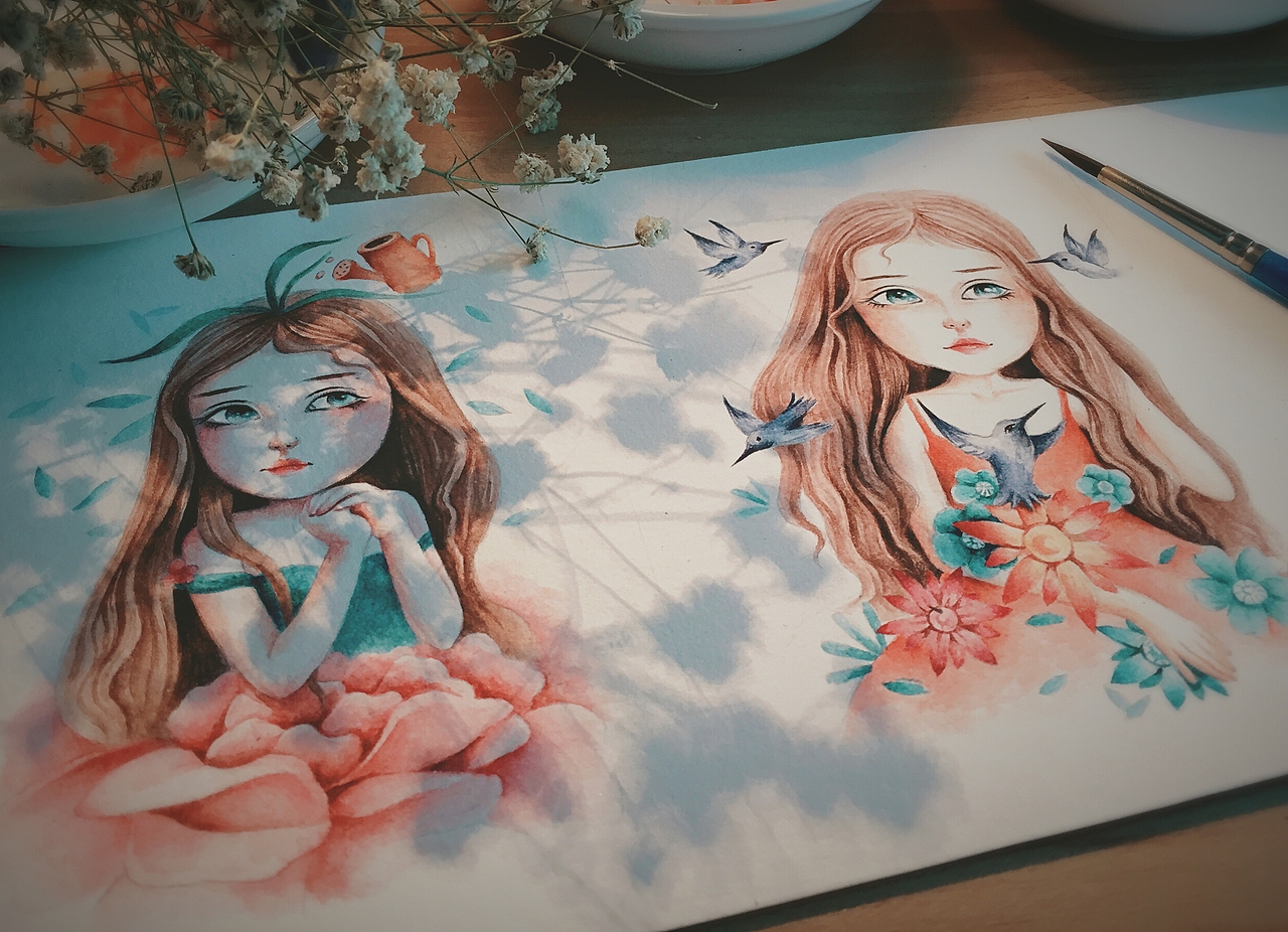小情人（图ZNTY4NTEwMTI=） - 创作习作 - 站酷设计师Gladys红色小鱼原创素材 - 站酷ZCOOL
