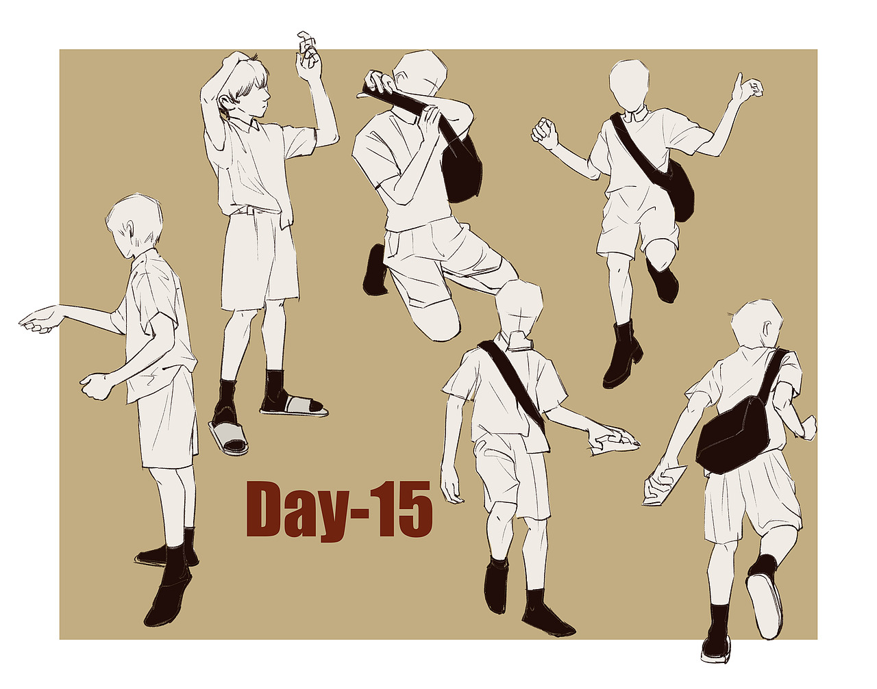 速写60天挑战day1-21（图ZMjg2MTA3NDEy） - 创作习作 - 站酷设计师三橘插画原创素材 - 站酷ZCOOL