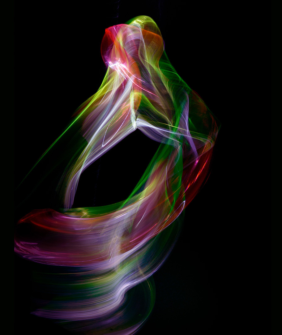 光绘摄影之《惊鸿》
