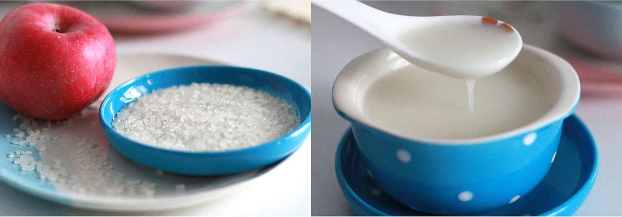 苹果米糊