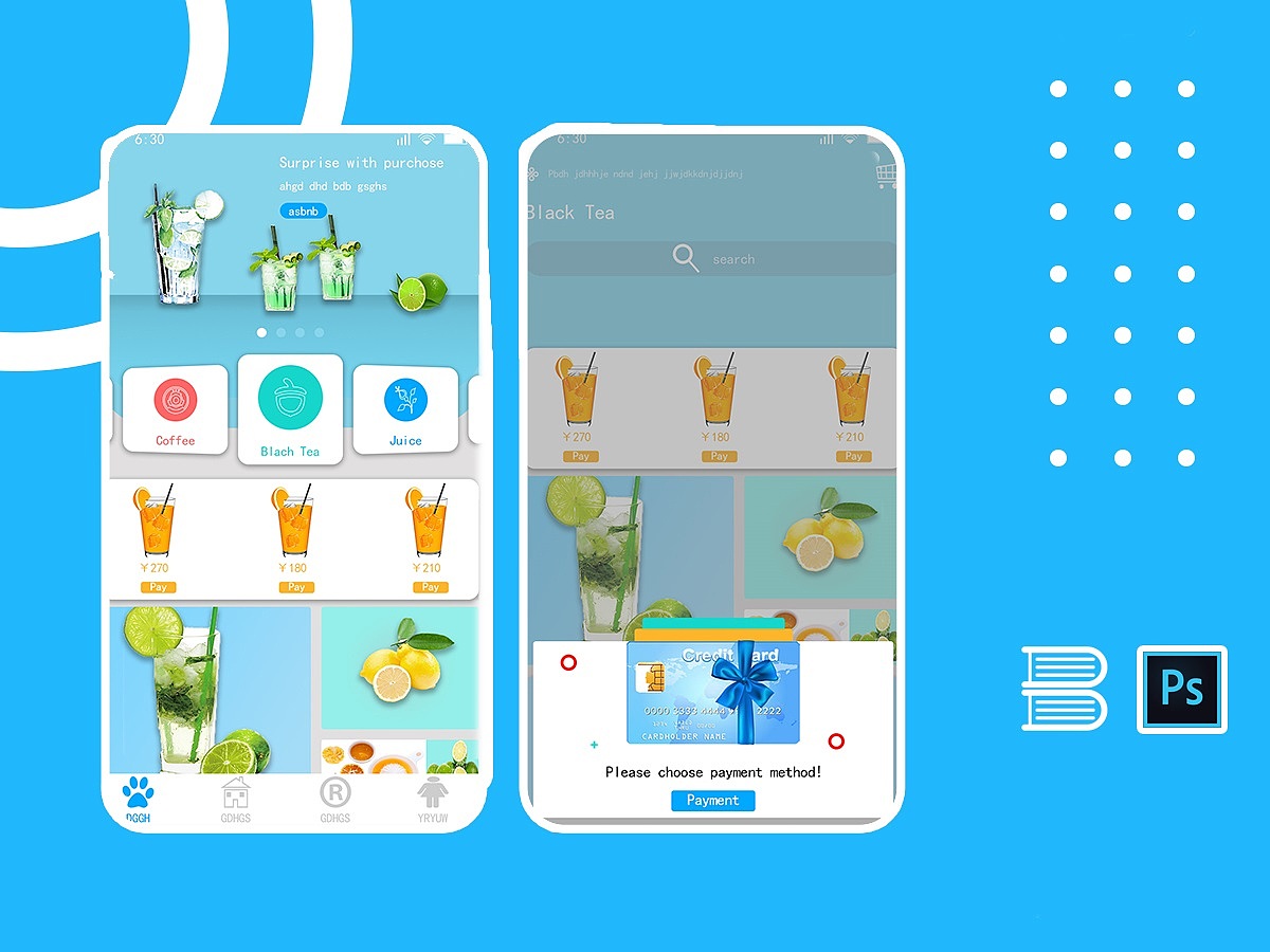 果汁购APP（图ZMTQyODc1NDYw） - APP界面 - 站酷设计师哎呀123123原创素材 - 站酷ZCOOL