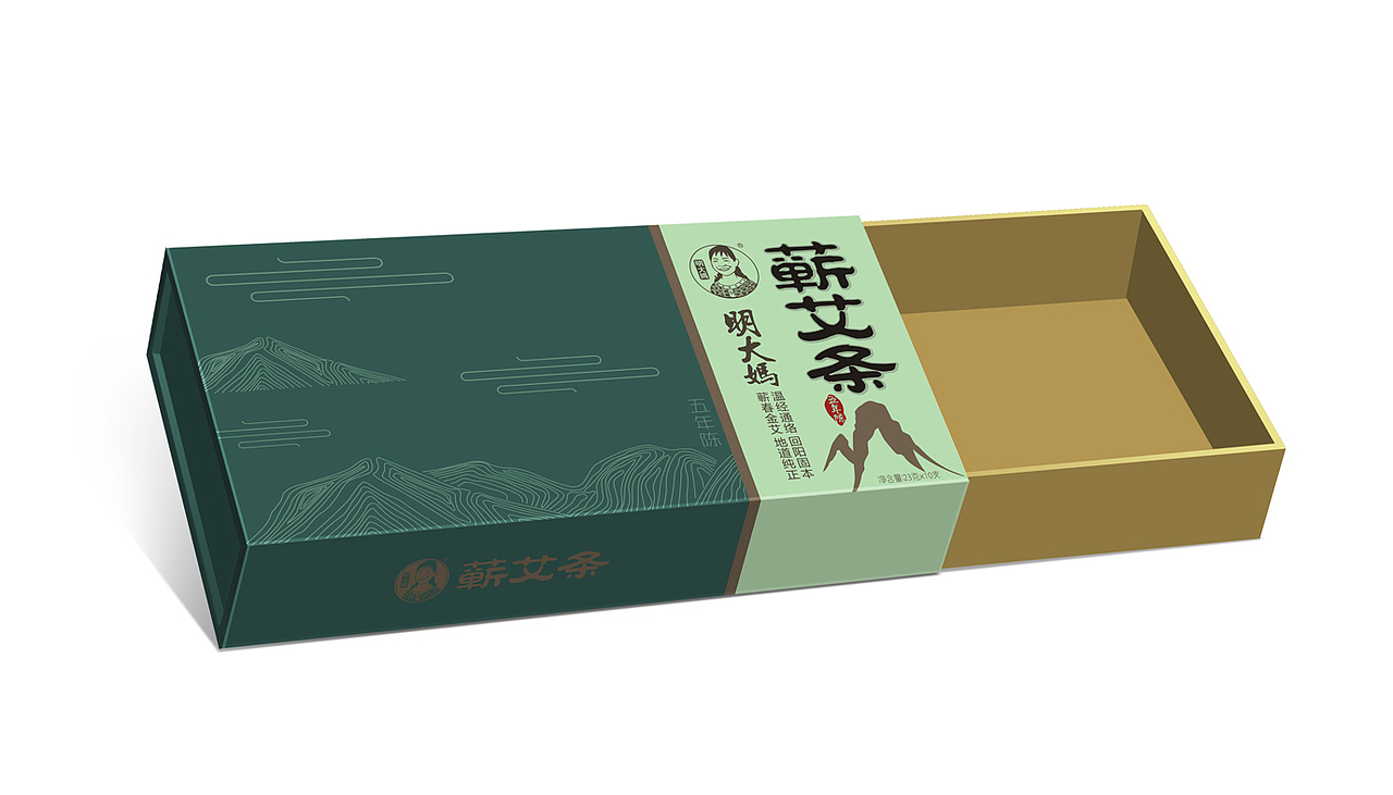 明大妈艾制品系列品牌设计（图ZNTczODc5NzI=） - 包装 - 站酷设计师DoozyPBG原创素材 - 站酷ZCOOL