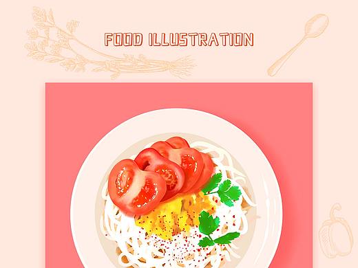 美食插画