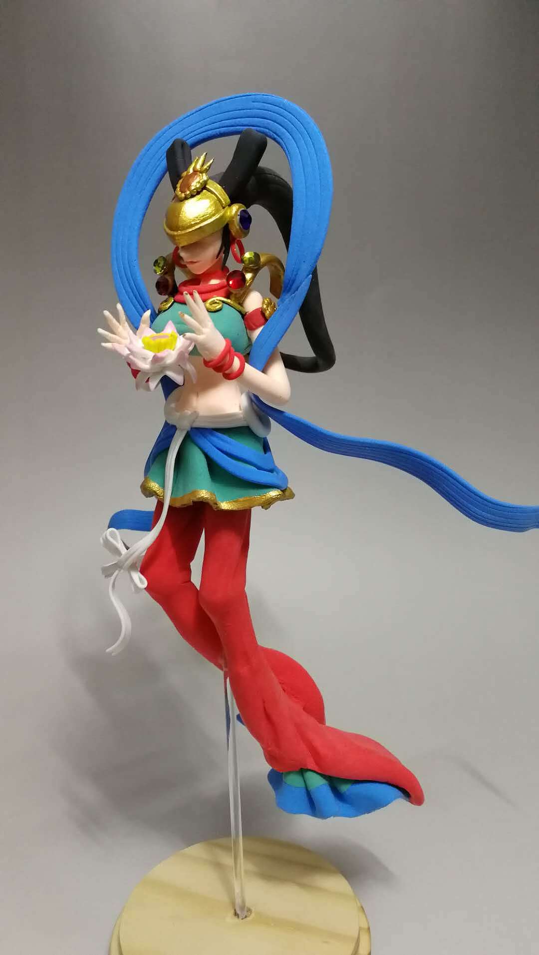 乐舞飞天-女娲|手工艺|手办/模玩|羔达_原创作品-站酷zcool