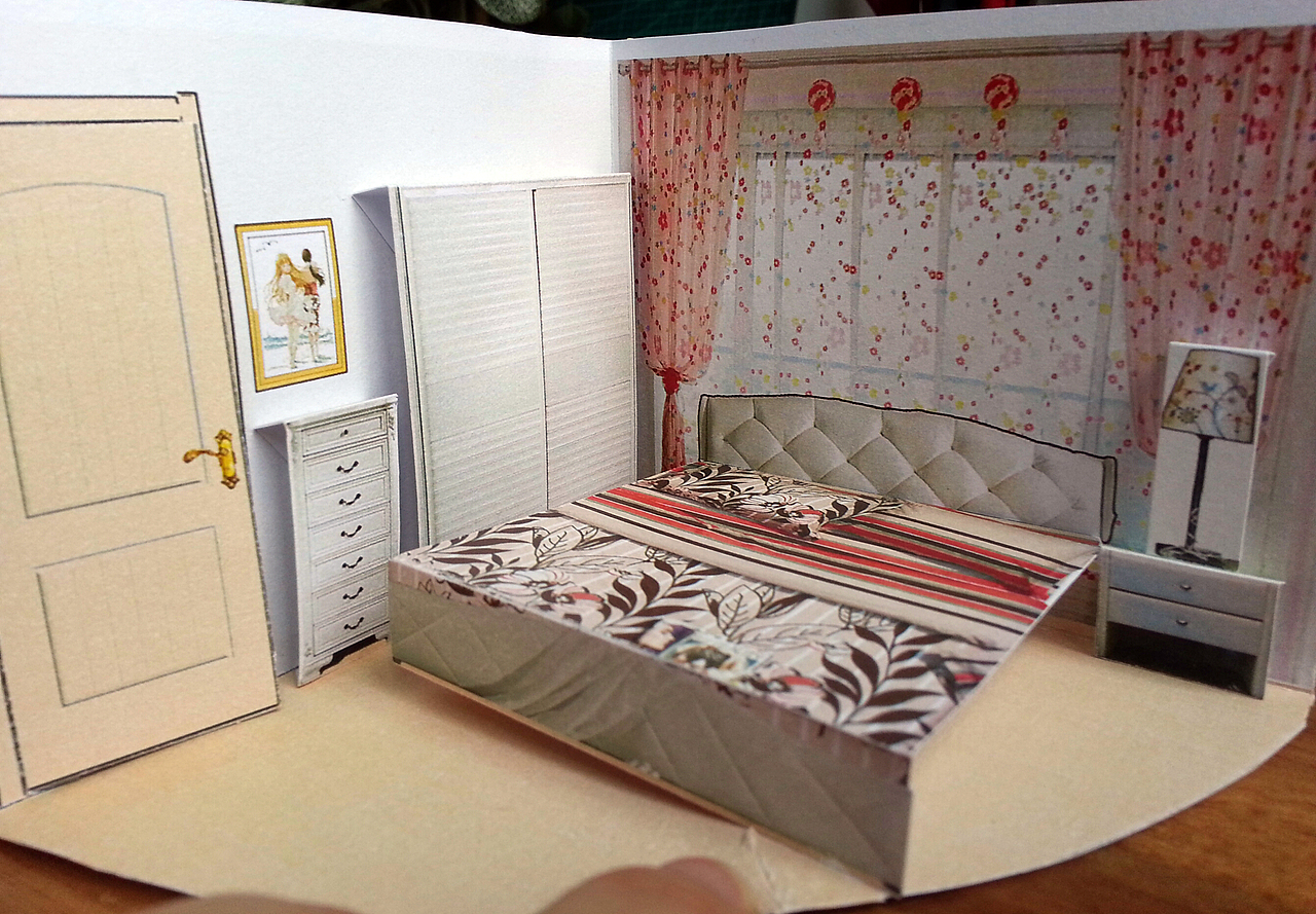 Sweet Home 旋转木马立体书（图ZMTA5MTU0OTU2） - 书籍/画册 - 站酷设计师Sofie立体书原创素材 - 站酷ZCOOL