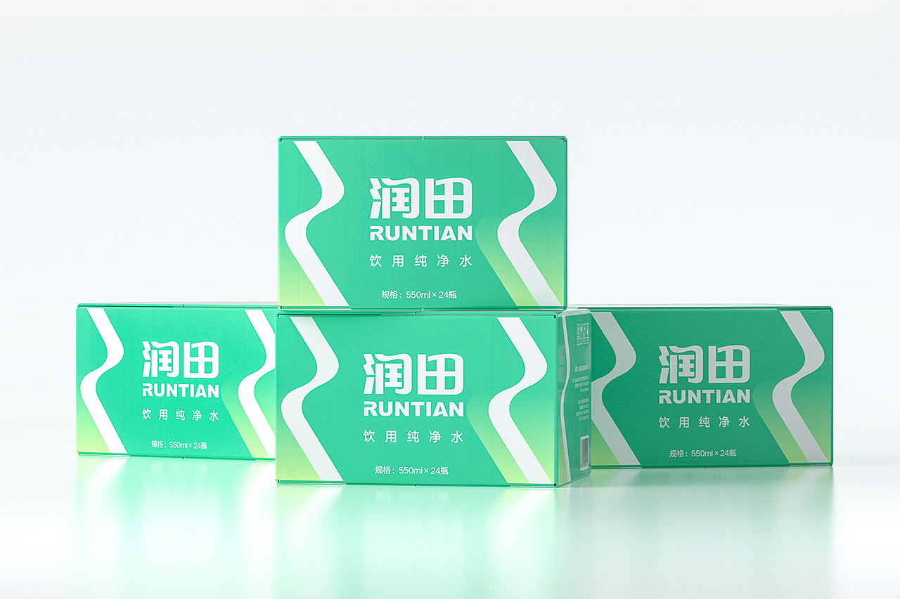 润田纯净水/矿泉水品牌包装升级（图ZMjIzMTc5MjY0） - 包装 - 站酷设计师胡晓波设计原创素材 - 站酷ZCOOL