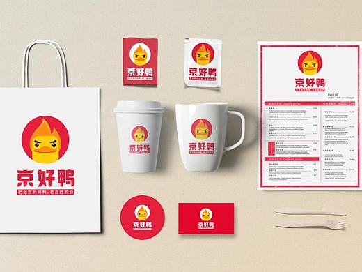 京好鸭LOGO设计  VI设计  品牌设计