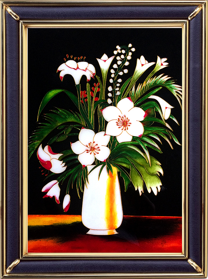 景泰蓝金丝彩砂画|手工艺|其他手工艺|锡以为常_原创作品-站酷zcool