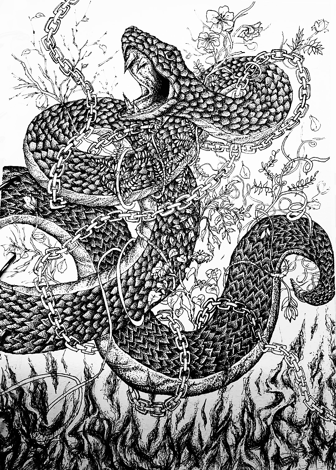 七宗罪 - 暴怒 - 插画设计