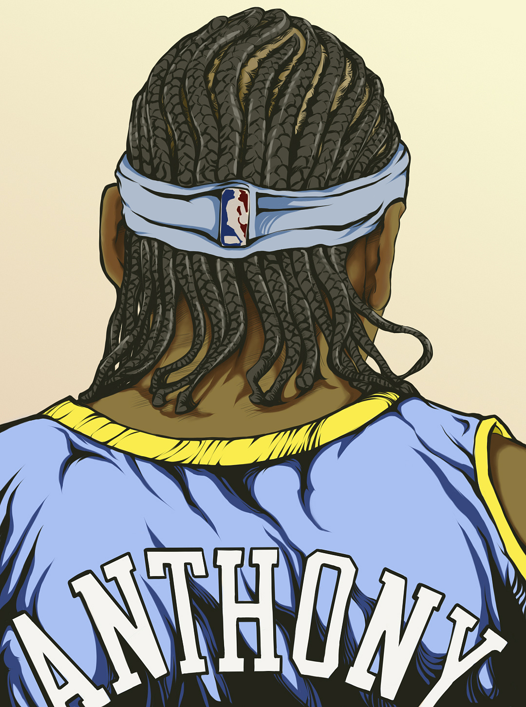 球星插画 甜瓜 安东尼