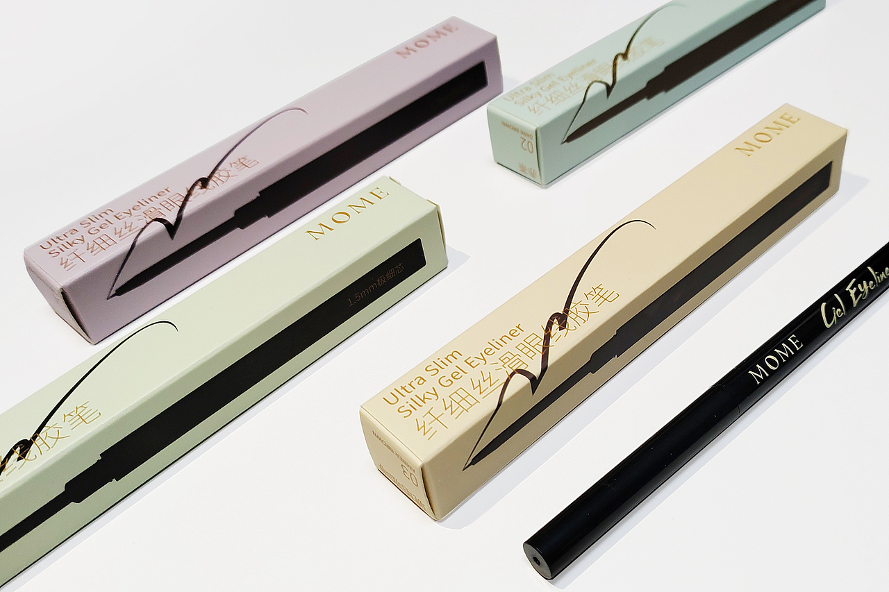 mome 眼线笔包装设计 彩妆包装设计