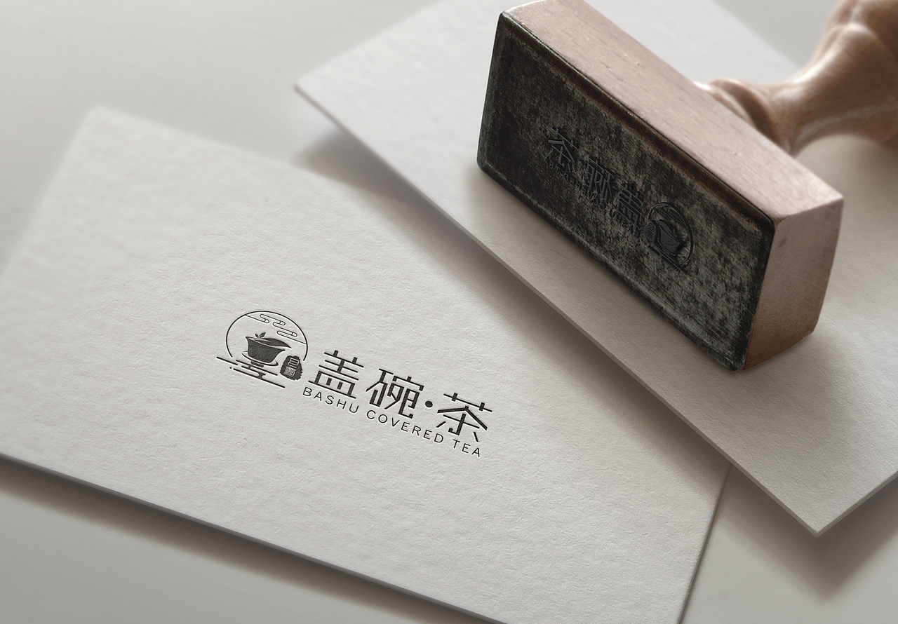 巴蜀盖碗茶logo/部份VI（图ZMjAyNDQ3NTgw） - Logo - 站酷设计师略灬瑕原创素材 - 站酷ZCOOL
