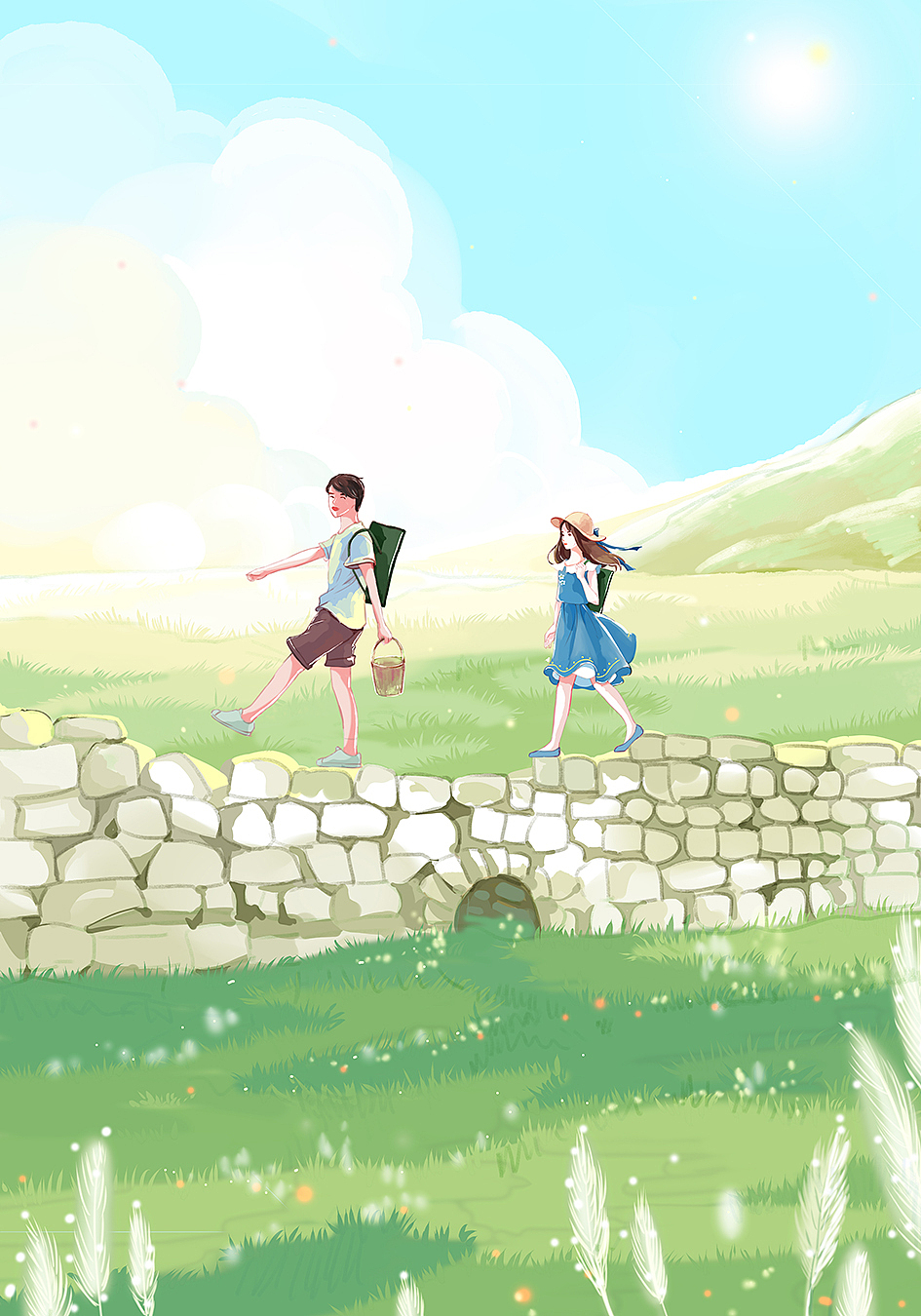 要心里有小星星，生活才会亮晶晶呀（图ZMjA2NTI4MzYw） - 商业插画 - 站酷设计师小石头1125原创素材 - 站酷ZCOOL