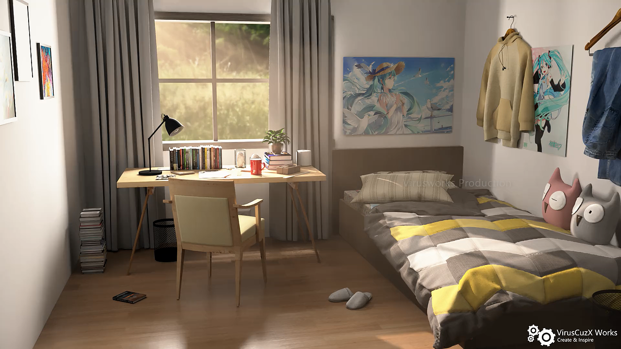 室内logo演绎片头