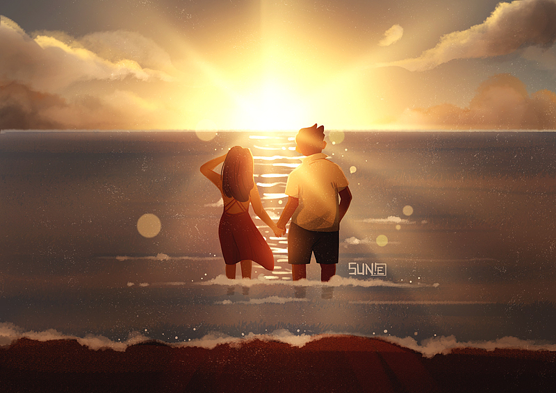 我想和你虚度时光丨End、（图ZMTc3NzEwNzU2） - 创作习作 - 站酷设计师_啊包_原创素材 - 站酷ZCOOL