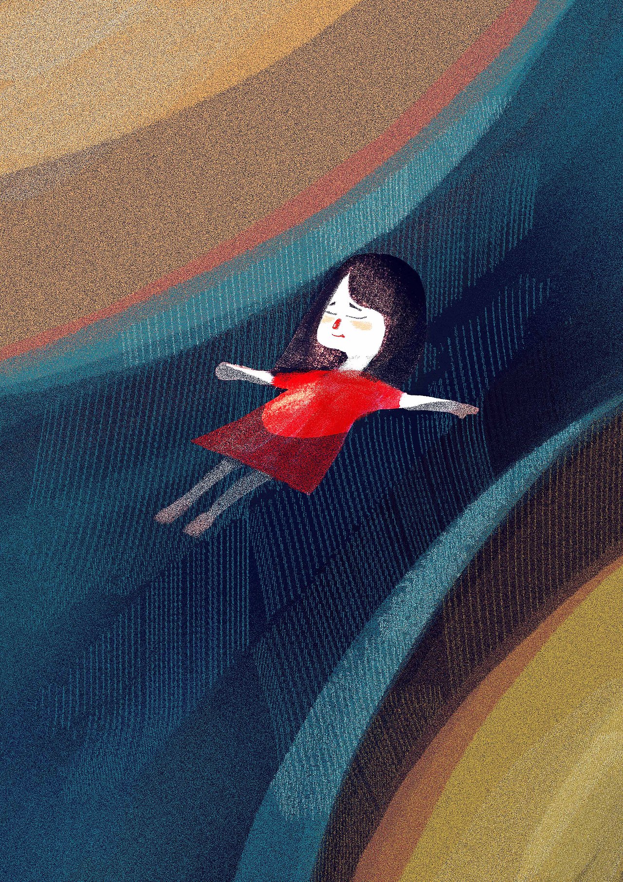 天儿太热画个画！（图ZNTY1OTY1MjA=） - 商业插画 - 站酷设计师迷糊小红原创素材 - 站酷ZCOOL