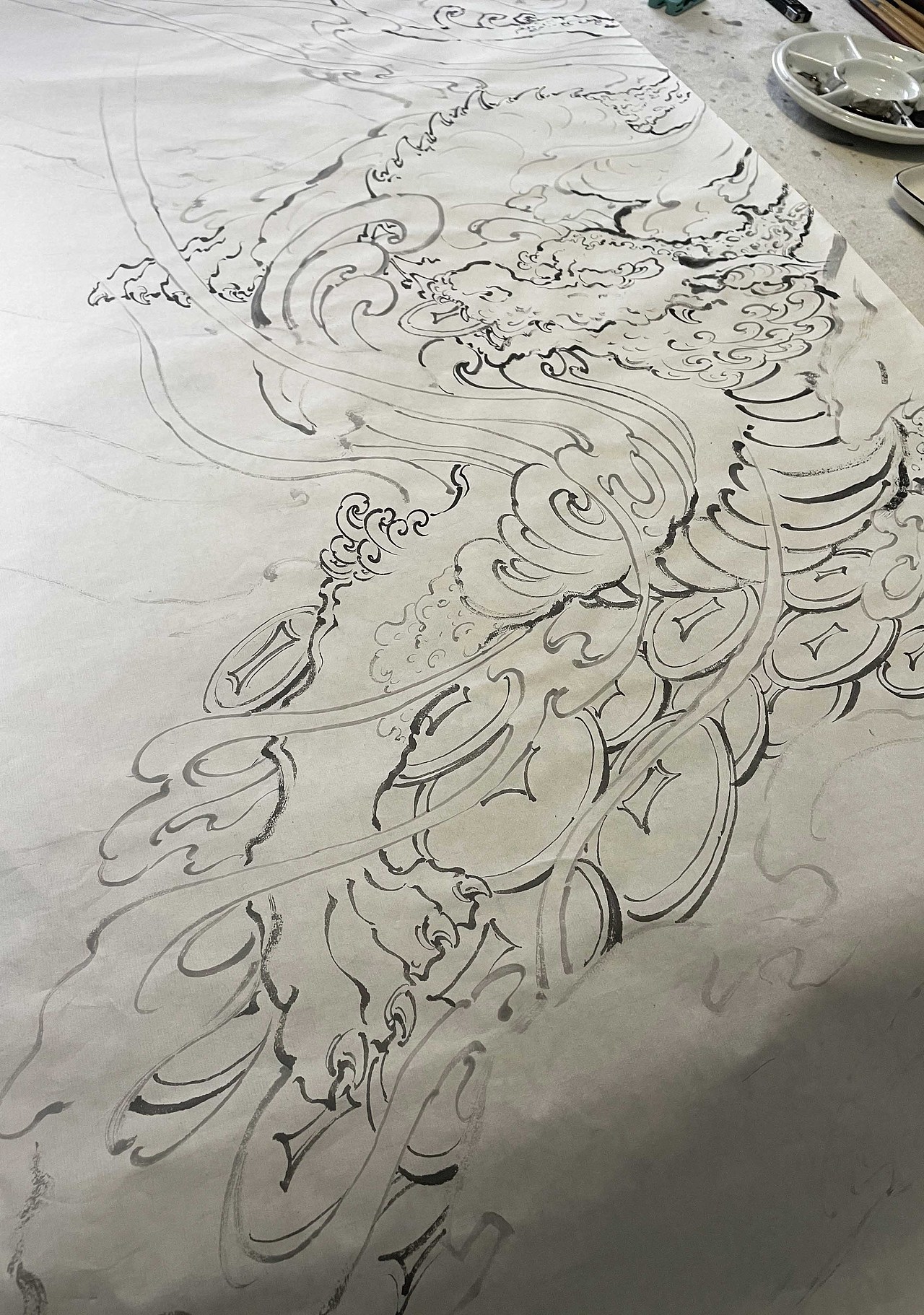 貔貅画法分享——由龙作品（图ZMjQxNTA4MDIw） - 绘画 - 站酷设计师上海由龍工作室原创素材 - 站酷ZCOOL