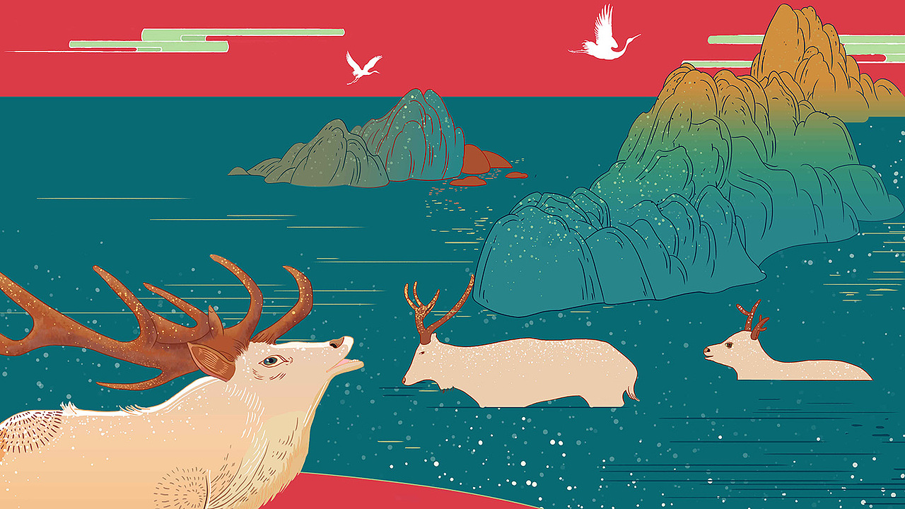 《东灵山的一天》数字绘本创作（图ZMjIyNDYwNDU2） - 绘本 - 站酷设计师卓小昕sweetheart原创素材 - 站酷ZCOOL