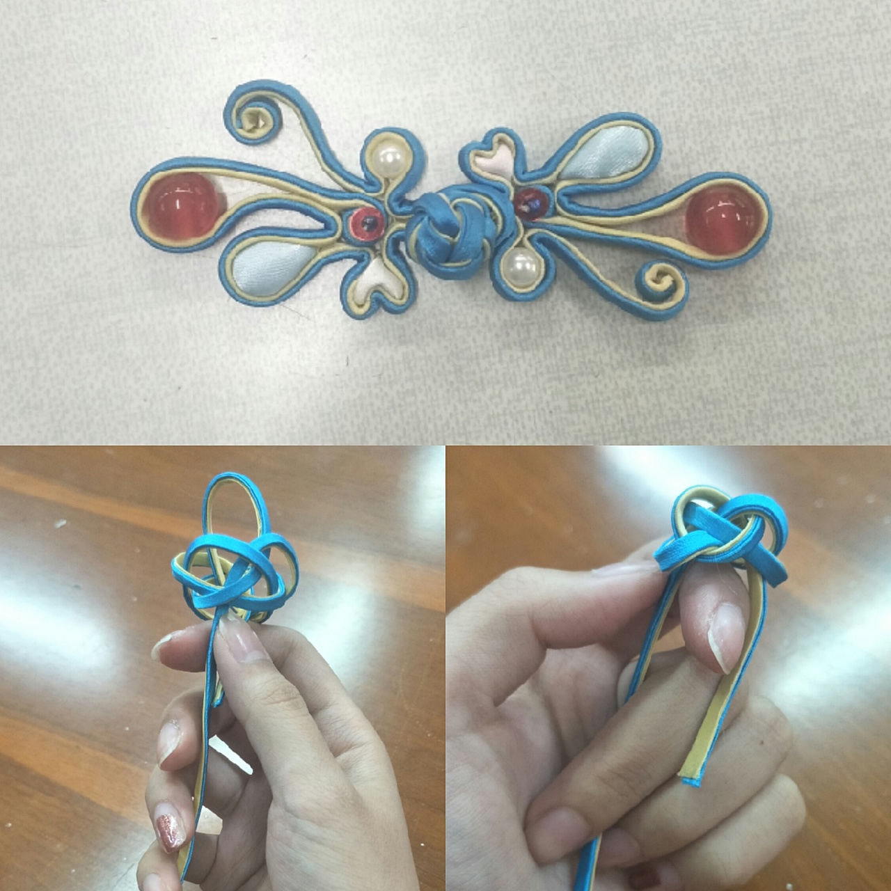 手工布艺教程让你感受盘扣之美，超漂亮好看的盘扣的手工制作方法(2) - 制作系手工网