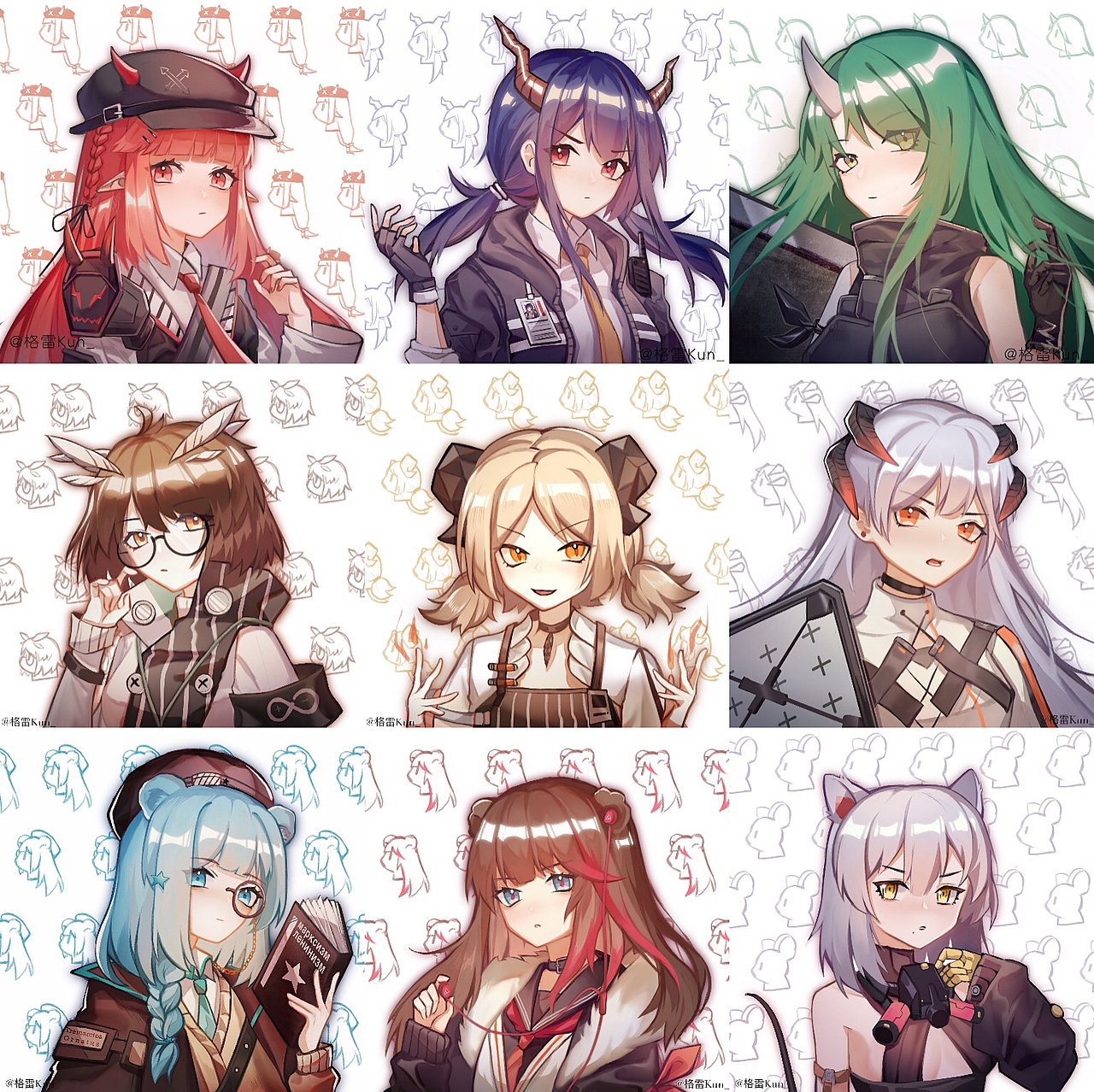 明日方舟 头像练习