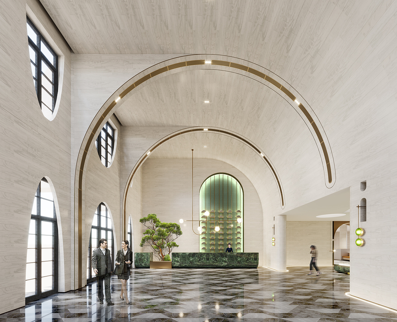 一套现代简单风格售楼处（图ZMjc1NTk0NDY0） - 商业空间设计 - 站酷设计师Renderer原创素材 - 站酷ZCOOL