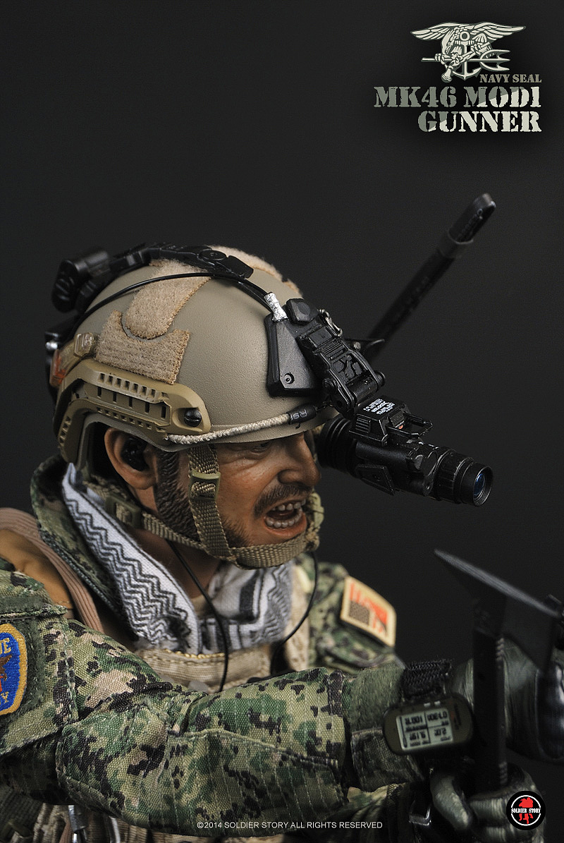 SoldierStory 美国海军海豹突击队 MK46 MOD1机鎗手（图ZMTExMDIwMTQw） - 手办/模玩 - 站酷设计师SoldierStory原创素材 - 站酷ZCOOL