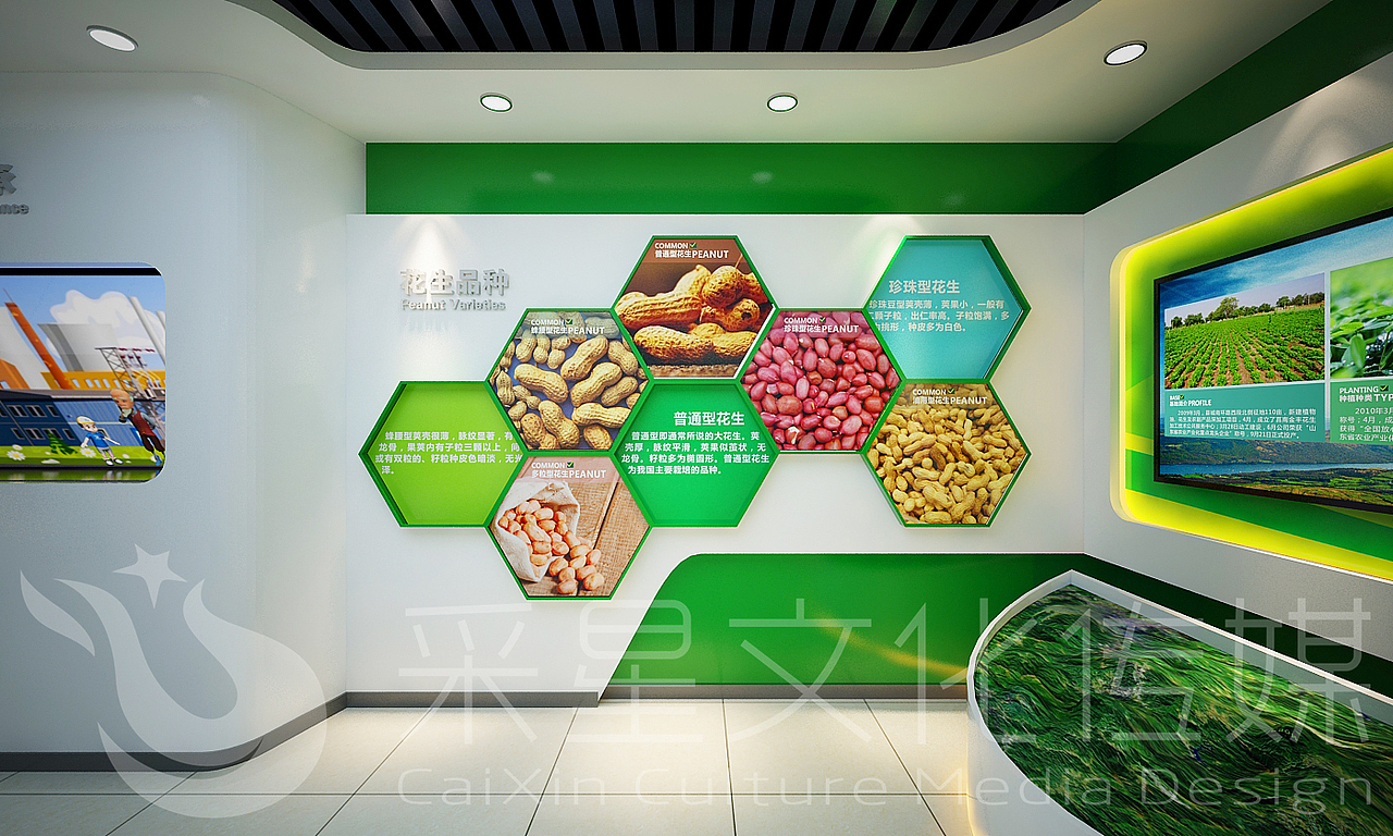 粮油系统展厅（图ZMTMwMDc4NDM2） - 展陈设计 - 站酷设计师烟台展览原创素材 - 站酷ZCOOL