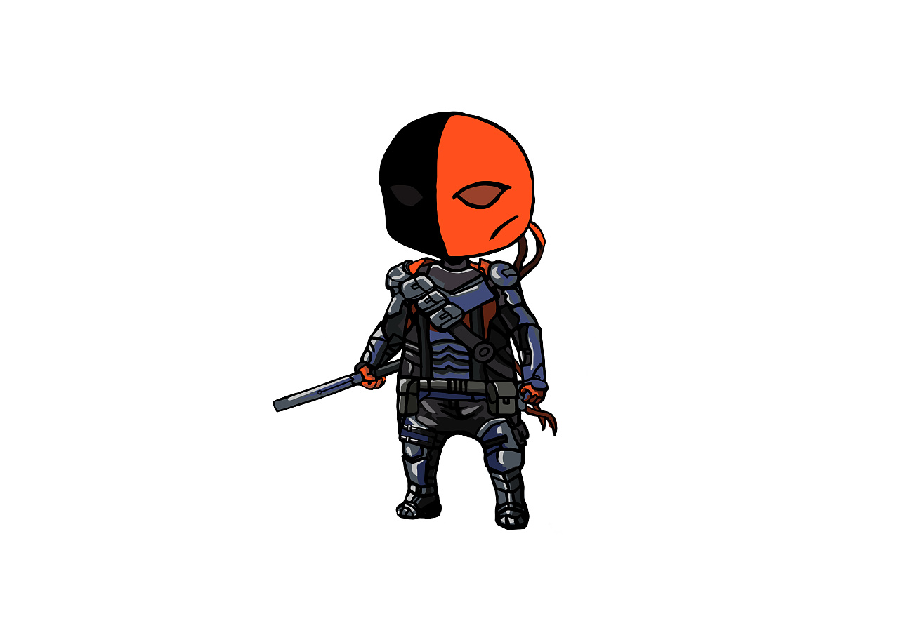 【q版】美漫英雄|插画|创作习作|阿森队长 - 原创作品 - 站酷 (zcool)