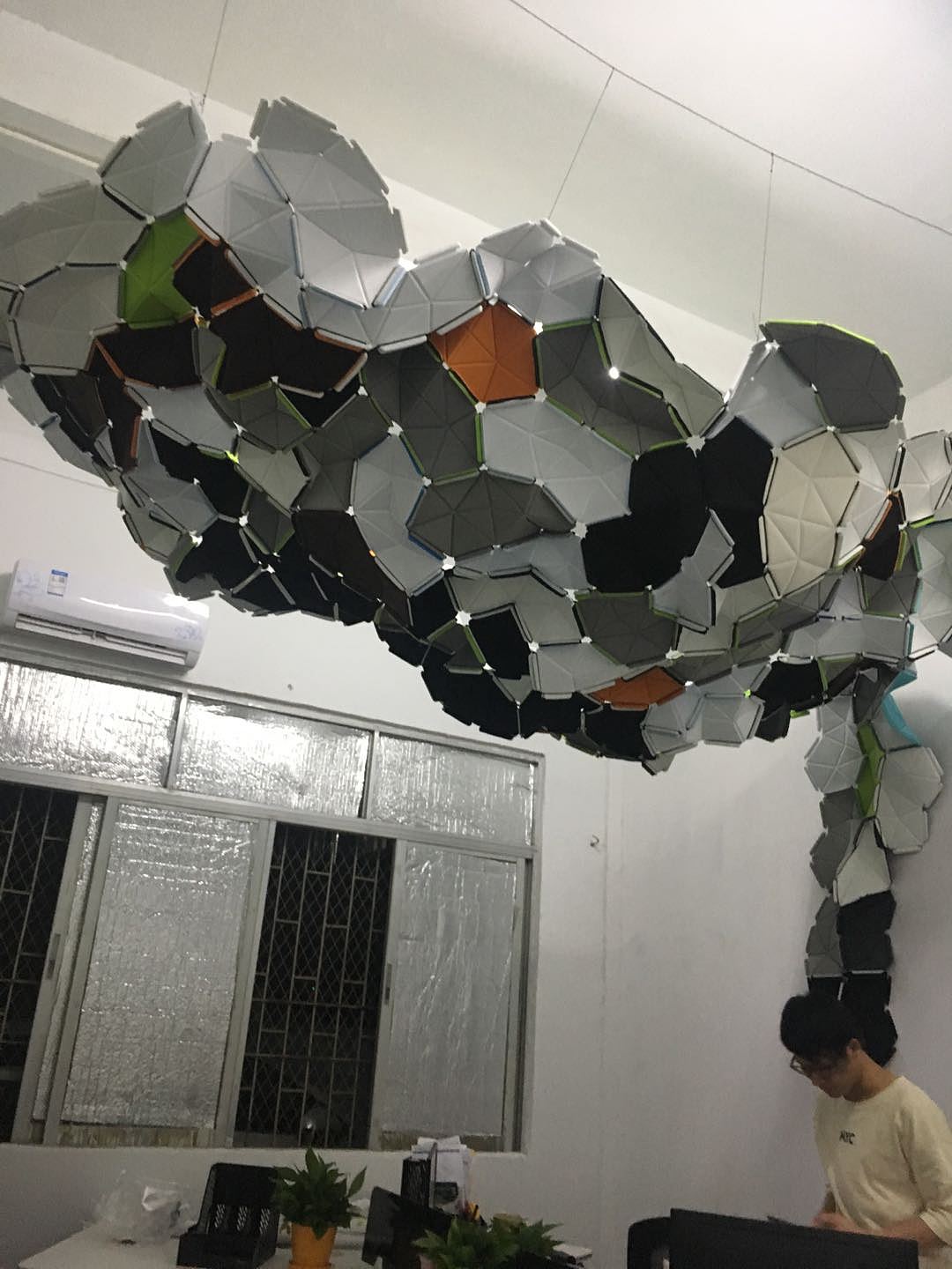 #逸云##墻面大型裝飾##室內(nèi)裝飾##軟裝搭配##軟雕塑##（圖ZMTEyNTY0Mjgw） - 工藝品設(shè)計 - 站酷設(shè)計師集恒工藝Fanny原創(chuàng)素材 - 站酷ZCOOL