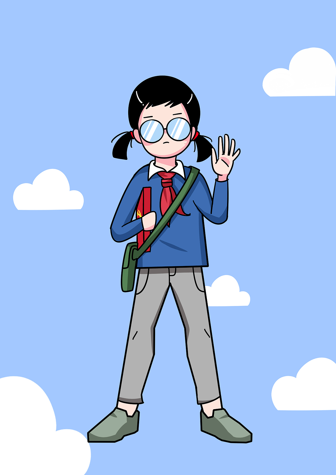 h5斜杠青年9099|插画|商业插画|六毛画屋_原创作品-站酷zcool