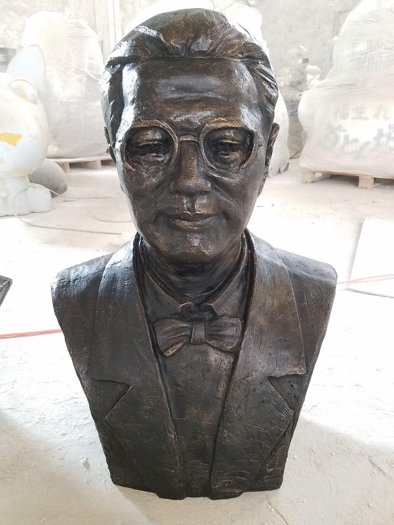 玻璃钢人像雕塑半身人像雕塑人物雕塑仿古铜人像