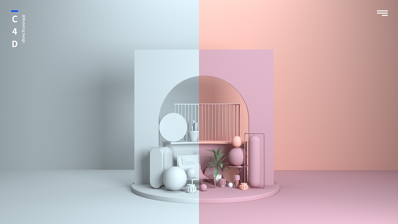 C4D刚刚学习的两个月成果