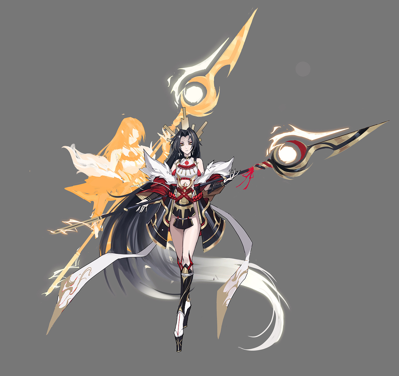 【日曜新生】—泷夜叉姬皮肤设计