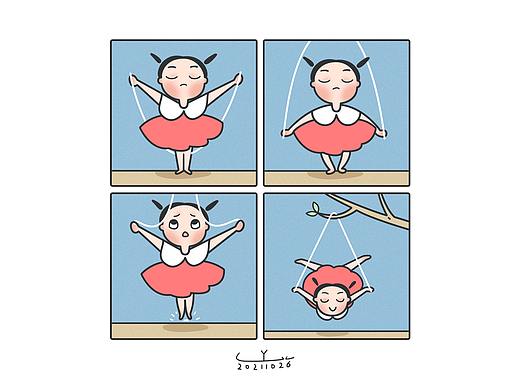 女儿的二次元日常（个人主页-ZNTYwMTUwNTY=） - 短篇/格漫 - 站酷设计师rayrule原创素材 - 站酷ZCOOL