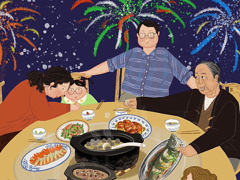 记录成长//年夜饭