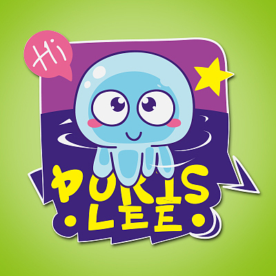 用手绘板临摹的小章鱼（图ZODg4NDQxODQ=） - 艺术插画 - 站酷设计师海洋女神原创素材 - 站酷ZCOOL