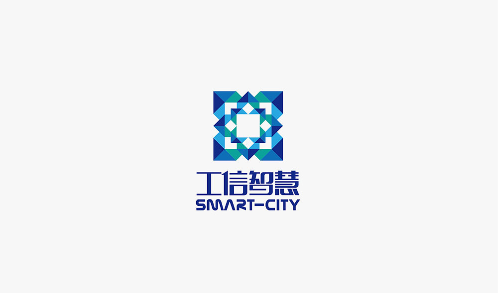工信智慧建筑科技logo设计（图ZMjQ4NTA5NzI=） - Logo - 站酷设计师锦瑟很忙原创素材 - 站酷ZCOOL
