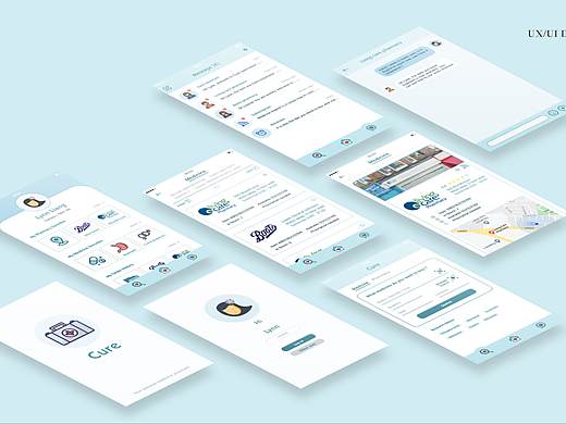 UI设计 - 「cure: 英国买药app」