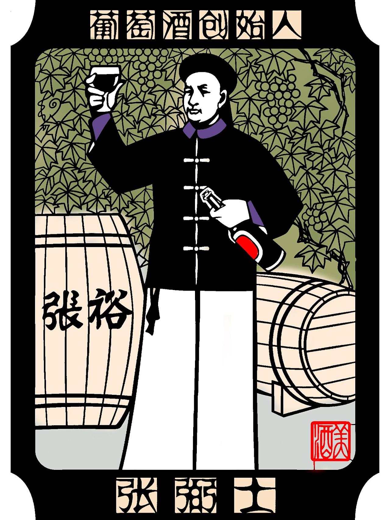 张裕葡萄酒创始人—张弼士