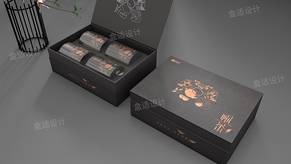 箱盒汇 | ：简约风【福·茶】茶叶包装设计（图ZMjQ4MzE1Mzgw） - 包装 - 站酷设计师箱盒汇_包装设计原创素材 - 站酷ZCOOL