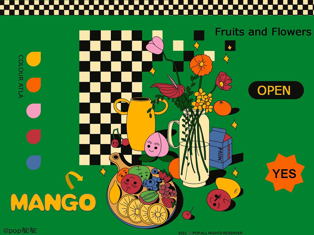 靜物（食物系列）插畫作品|海報(bào)設(shè)計(jì)（圖ZMjU1MTE3Mjgw） - 商業(yè)插畫 - 站酷設(shè)計(jì)師pop駝駝原創(chuàng)素材 - 站酷ZCOOL